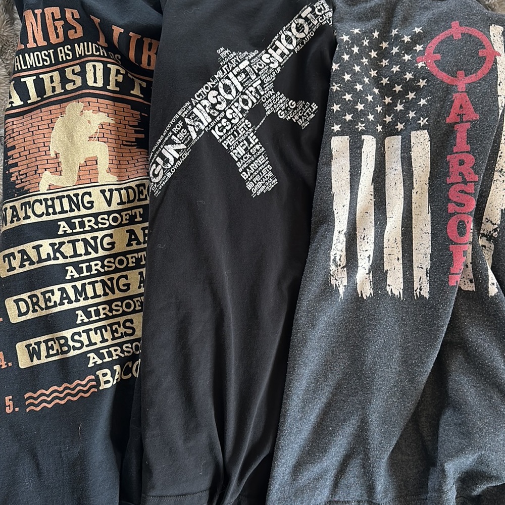 Lot of 3 Airsoft T-shirts